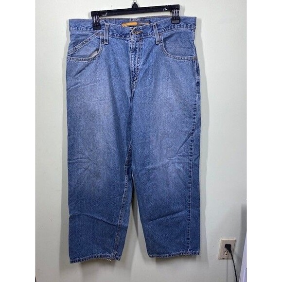 Levi's SilverTab Jeans Mens 34x30 Baggy Straight Blue Denim Y2K Vintage Skater